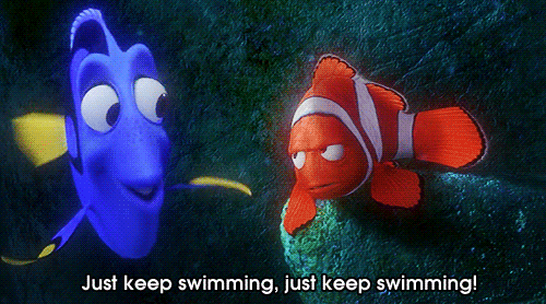 continue a nadar