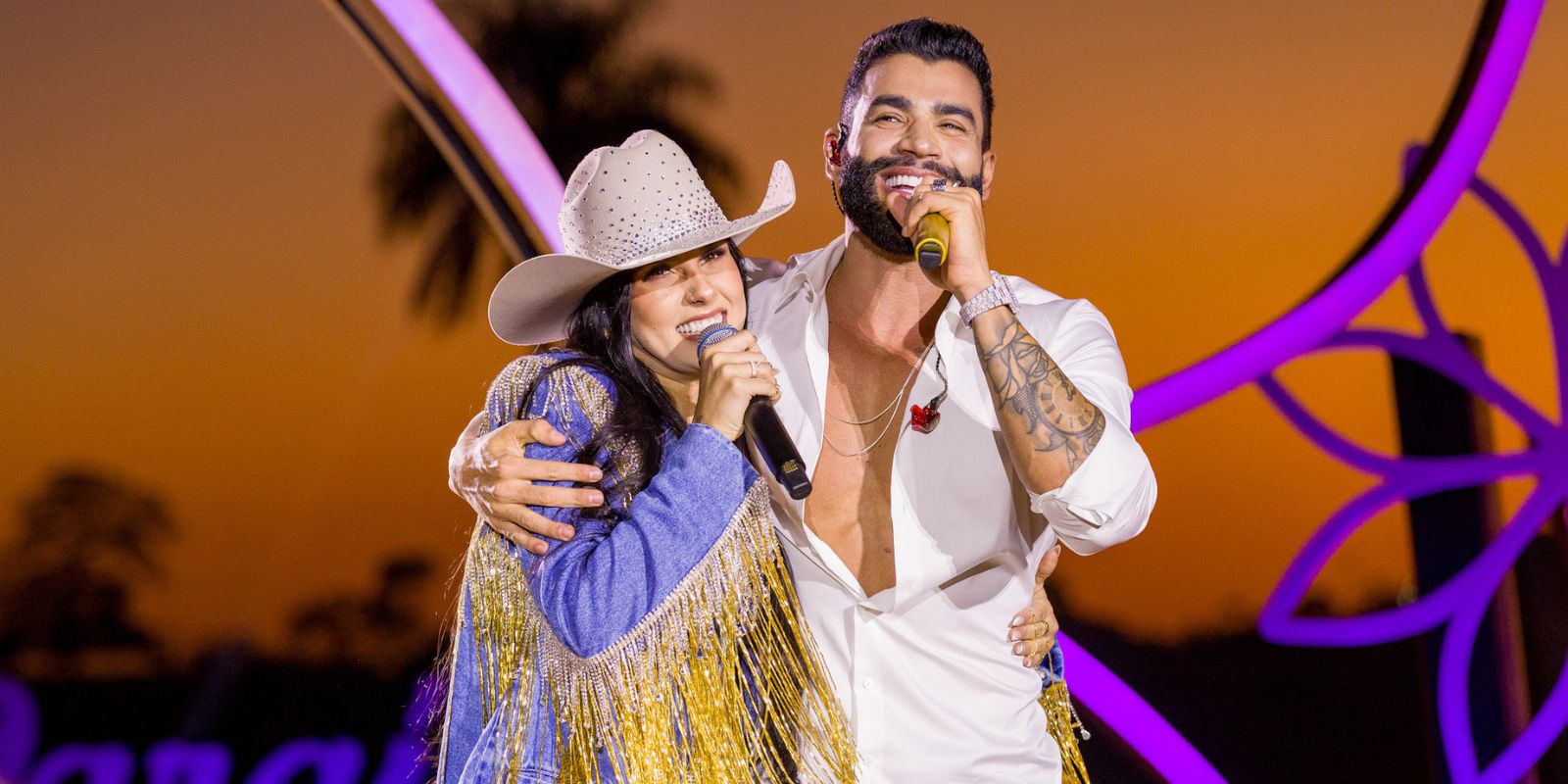 Ana Castela e Gusttavo Lima. Foto: Divulgação/Augusto Albuquerque.