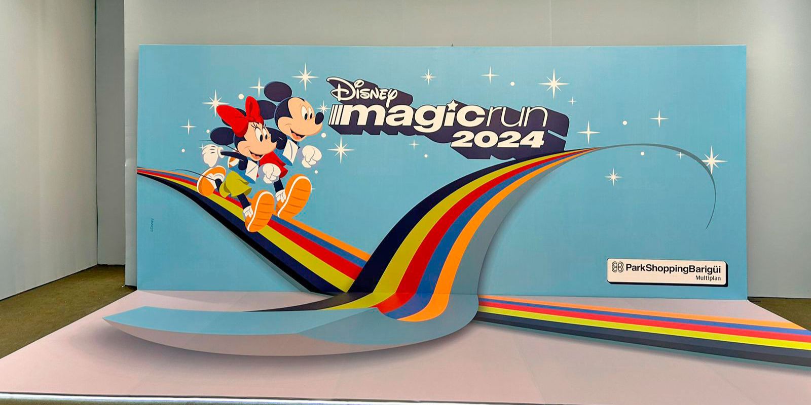 Disney Magic Run Instagramável. Foto: Divulgação ParkShoppingBarigüi