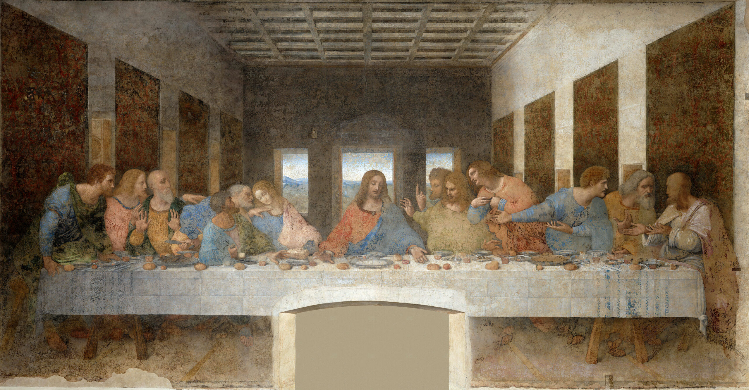 "A Última Ceia", de Leonardo Da Vinci. Foto: Reprodução.