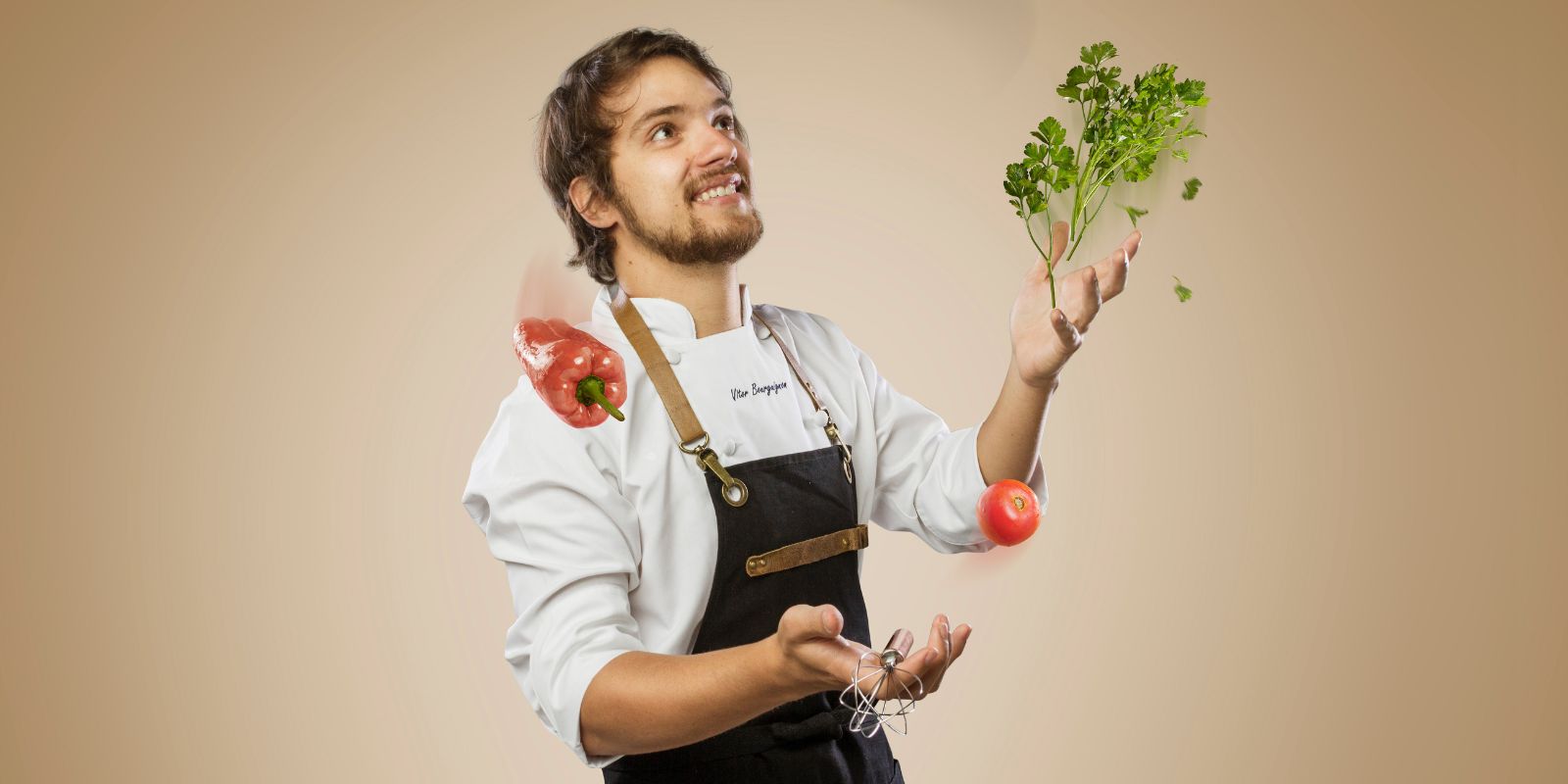 Chef Vitor Bourguignon. Foto: Bruno Vaz.