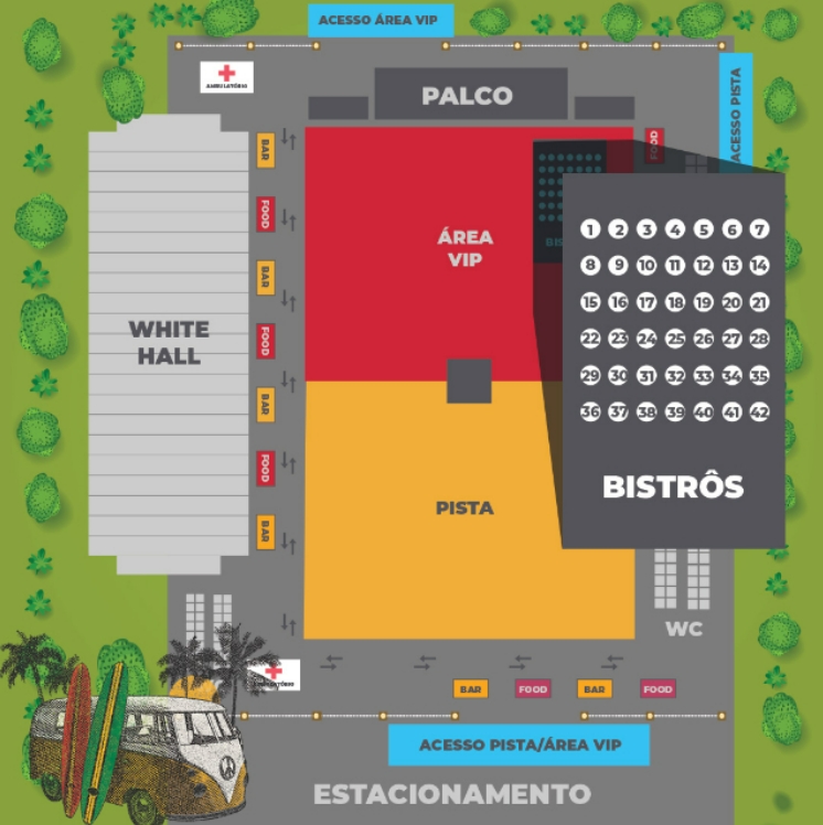 Mapa Reggae Day Crédito Reprodução