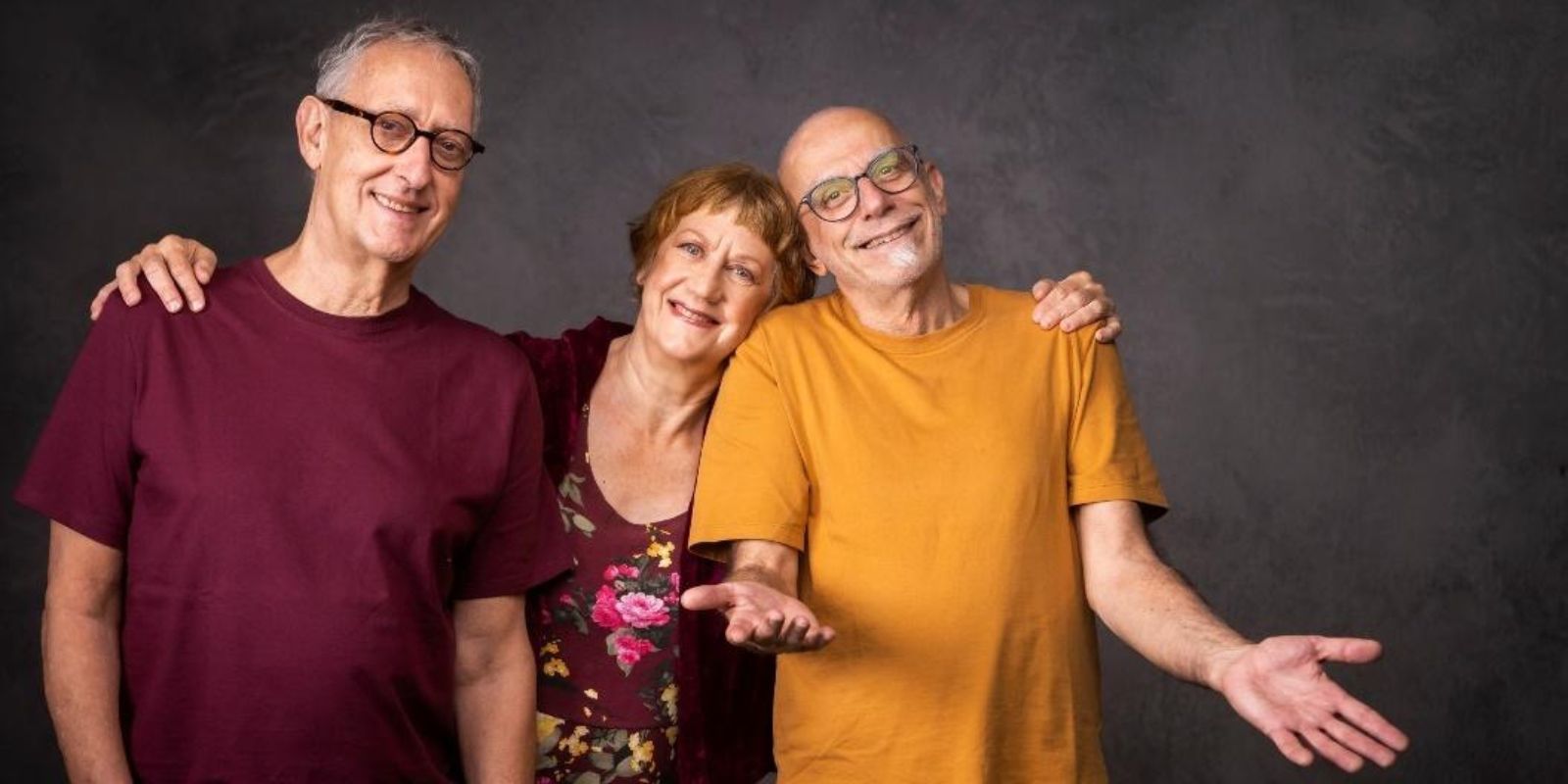 Ná Ozzetti com Dante Ozzetti e Mário Manga. Foto: Antonio Brasiliano.