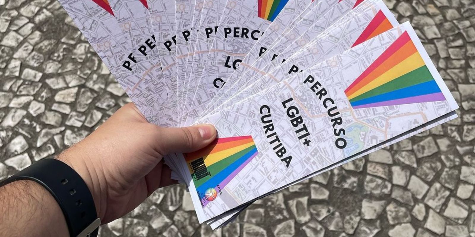 Percurso LGBTI+ de Curitiba. Foto: Reprodução Instagram.