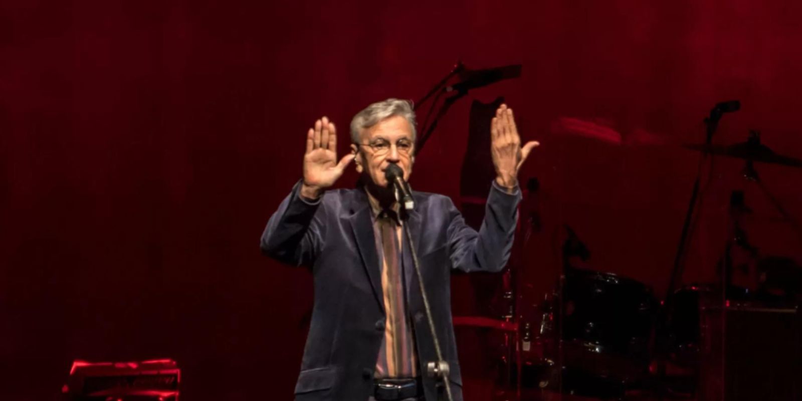 Caetano Veloso em 2022. Foto: CWB Live/ Pri Oliveira.