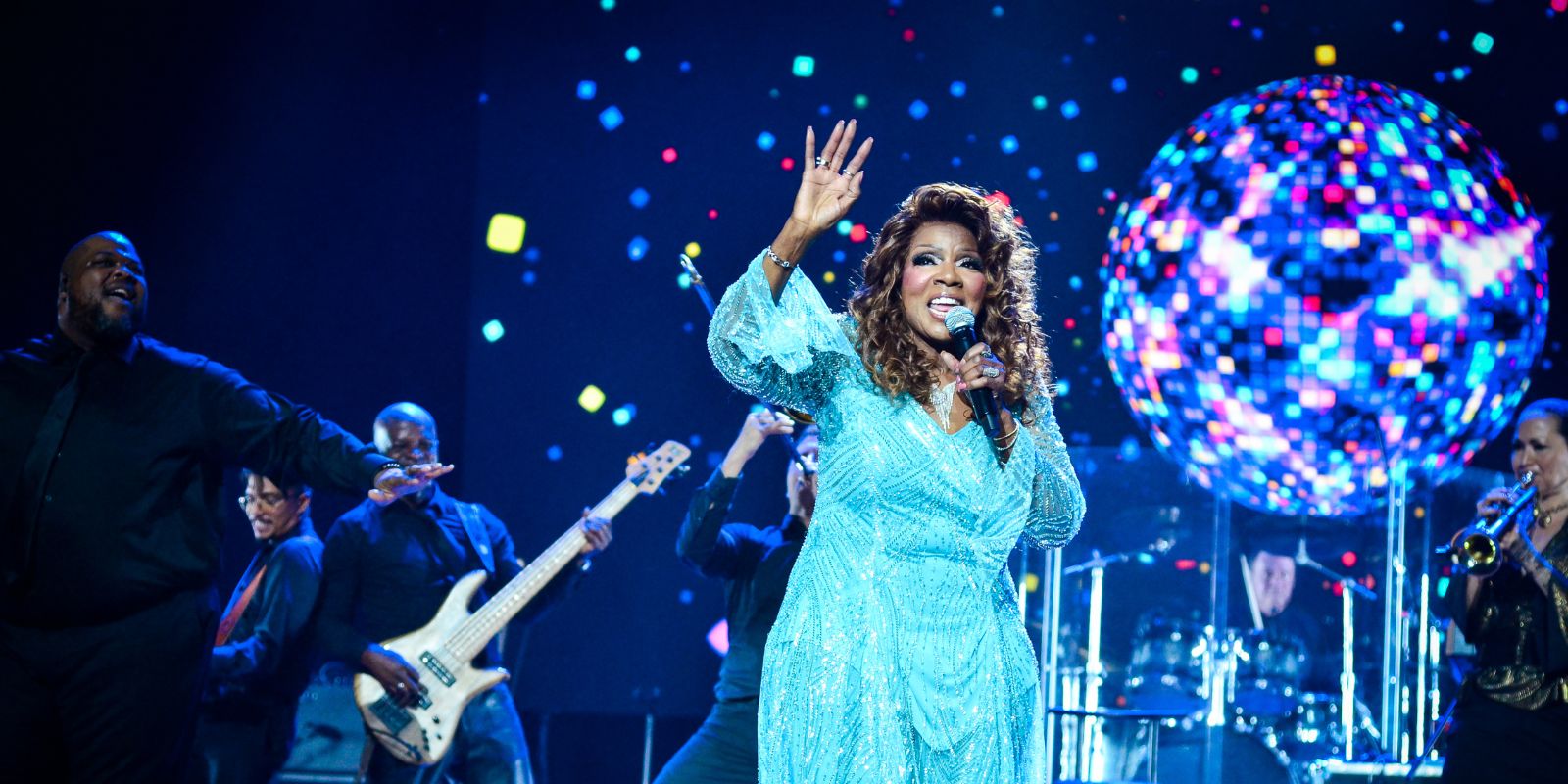 Gloria Gaynor em Curitiba. Foto: Eder Machado.