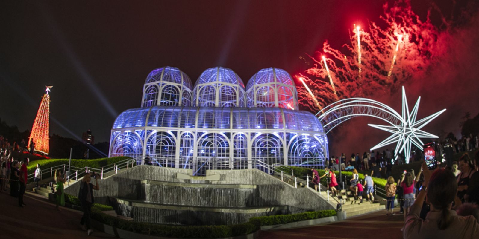 Jardim Botânico com decoração natalina em 2023. Foto: Daniel Castellano/SMCS.