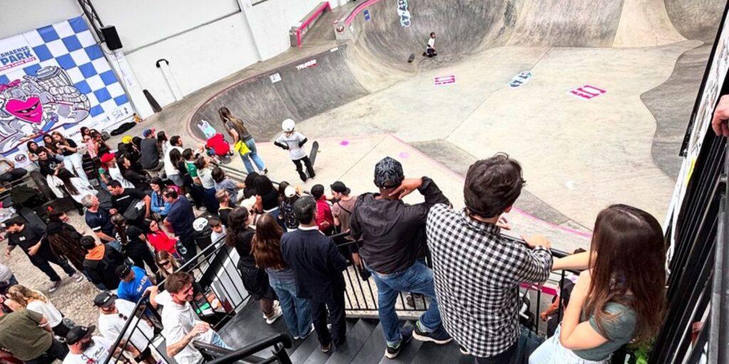 Pista de skate coberta Love City. Foto: Reprodução Instagram.