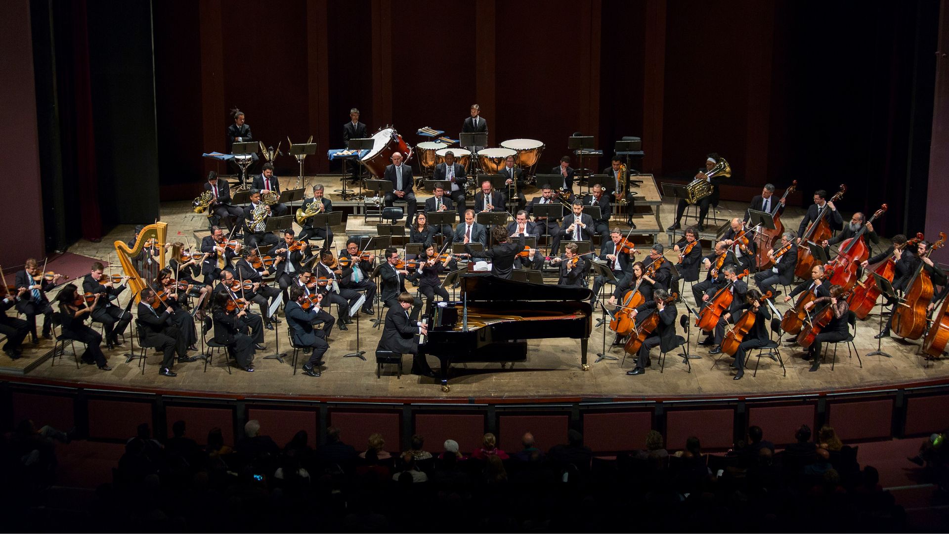 Orquestra Sinfônica do Paraná. Foto: Maringas Maciel/Teatro Guaíra.