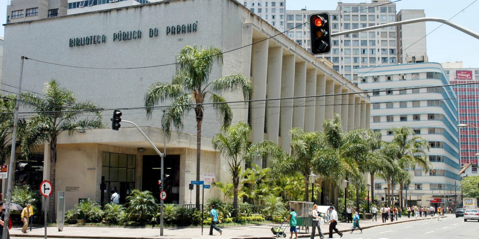 Biblioteca Pública do Paraná. Foto: José Gomercindo/ANPr.