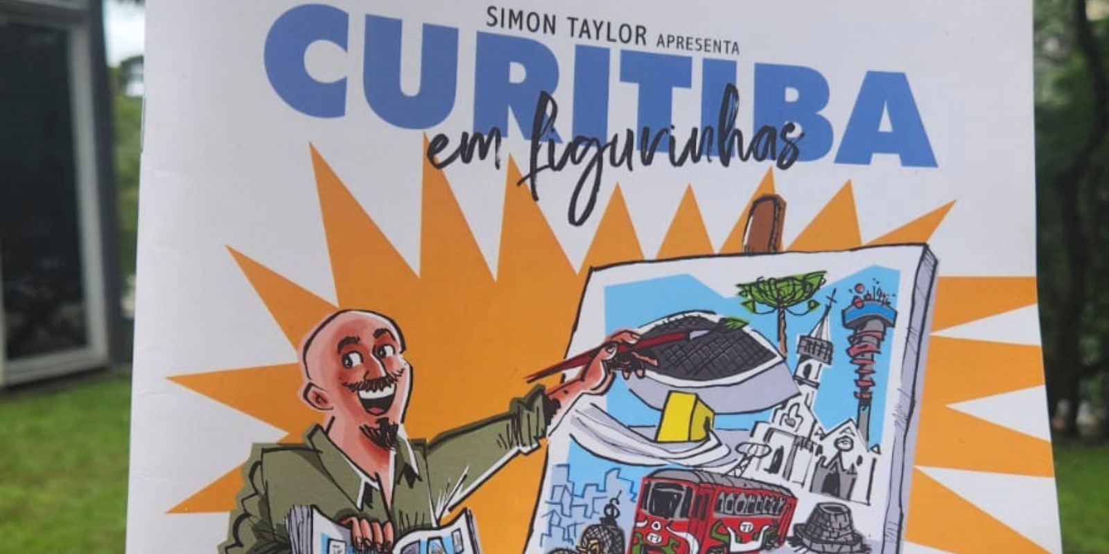 "Curitiba em Figurinhas" por Simon Taylor. Foto: Divulgação.