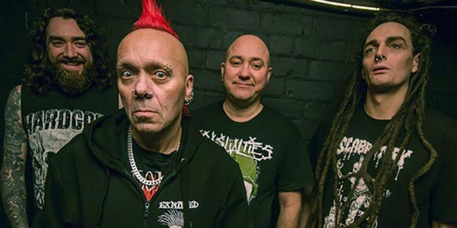 Banda The Exploited. Foto: Divulgação.