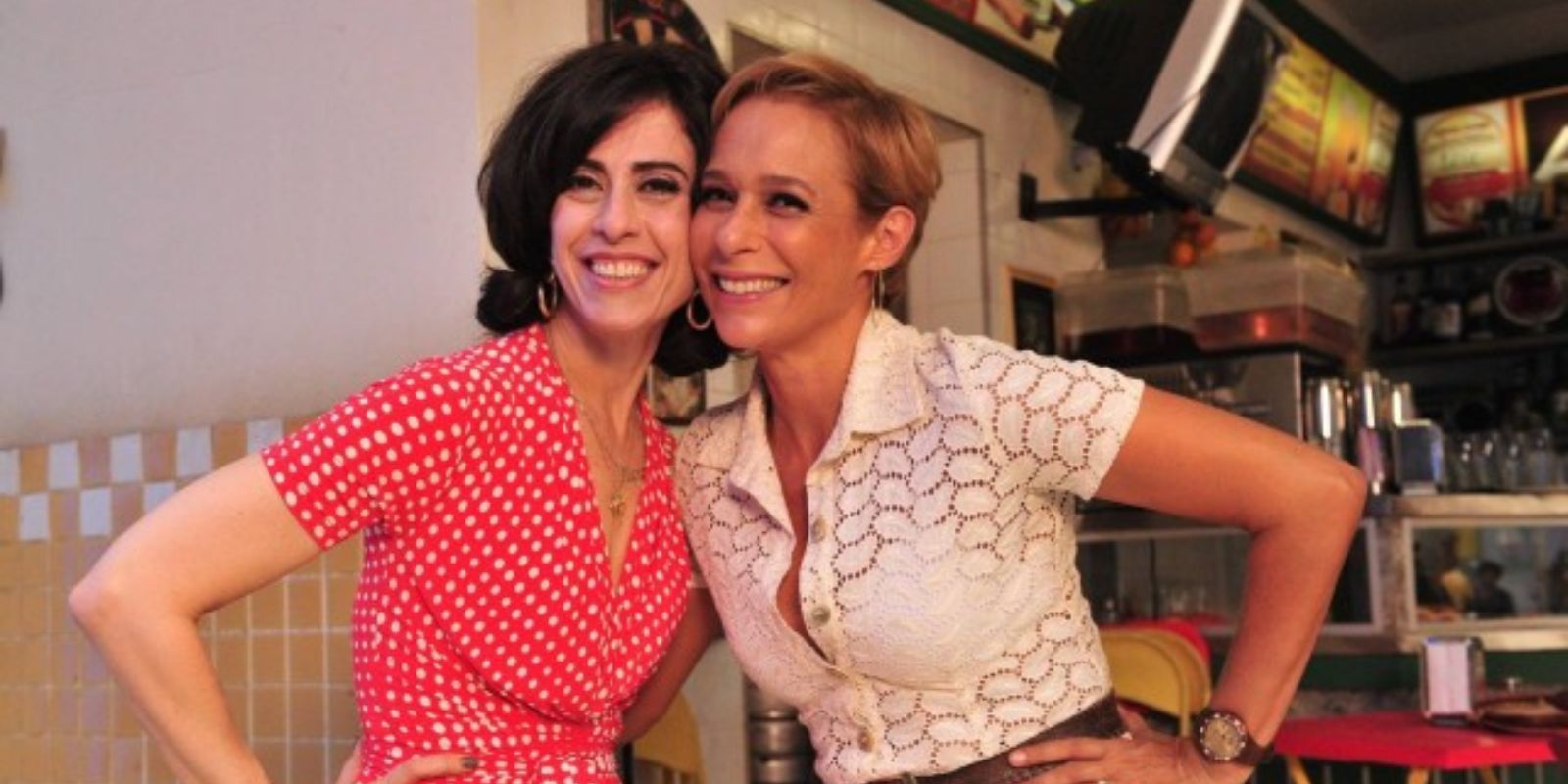 Fernanda Torres e Andrea Beltrão, em Tapas & beijos Foto: Rede Globo/Divulgação.