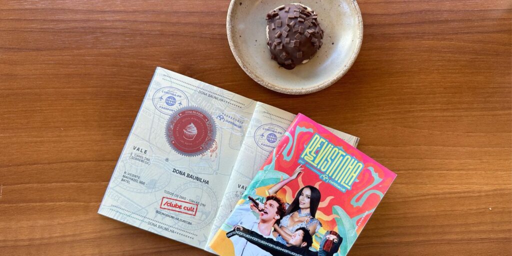 Dona Baunilha na Revistinha. Foto: Ana Lemes/Curitiba Cult.