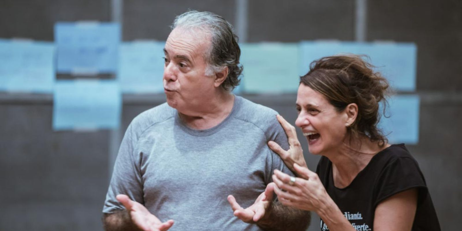 Tony Ramos e Denise Fraga em O Que Só Sabemos Juntos. Foto: Cacá Bernardes/Bruta Flor.