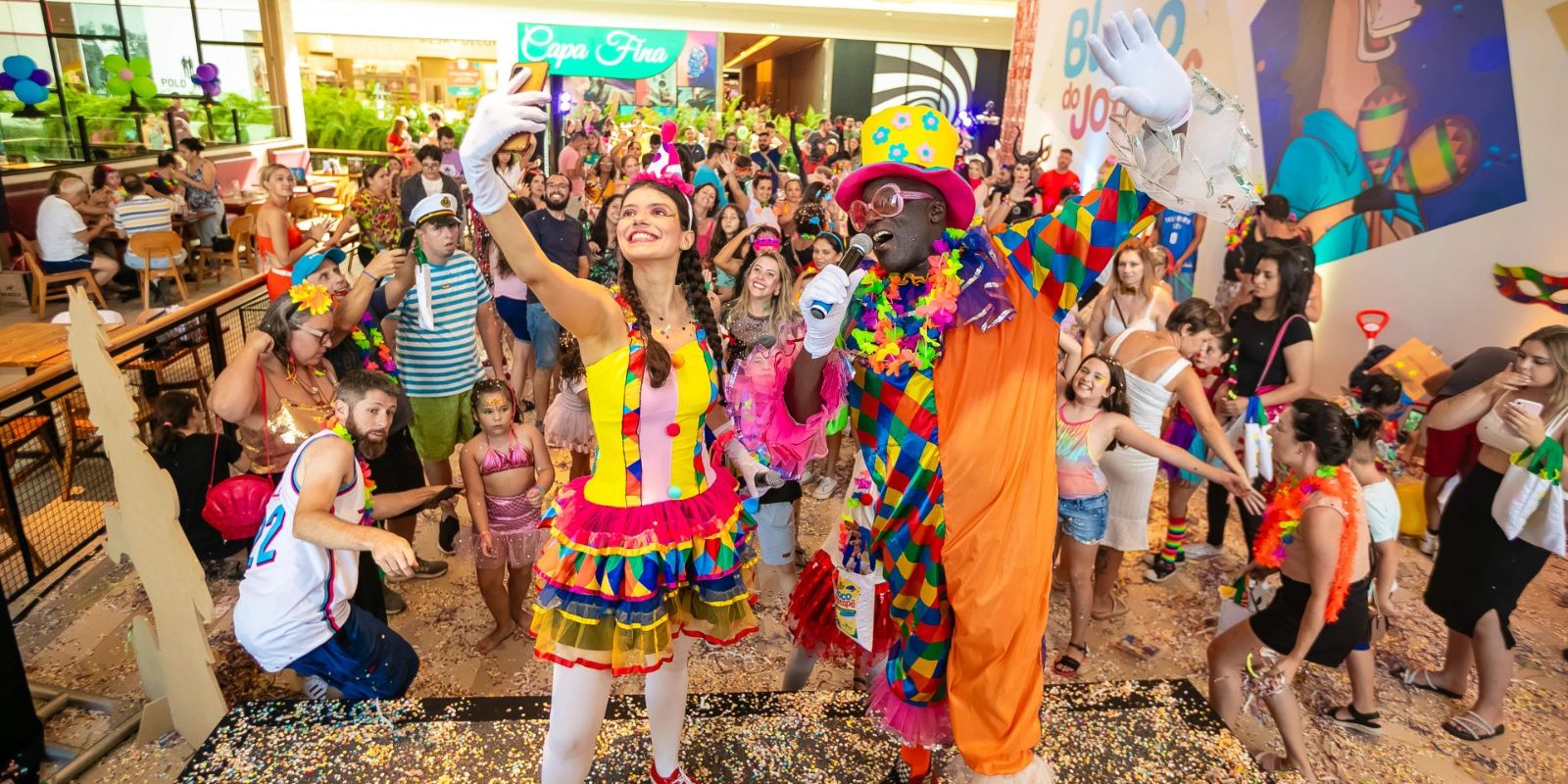 Carnaval Jockey Plaza Shopping. Foto: Bruna Benazzi.