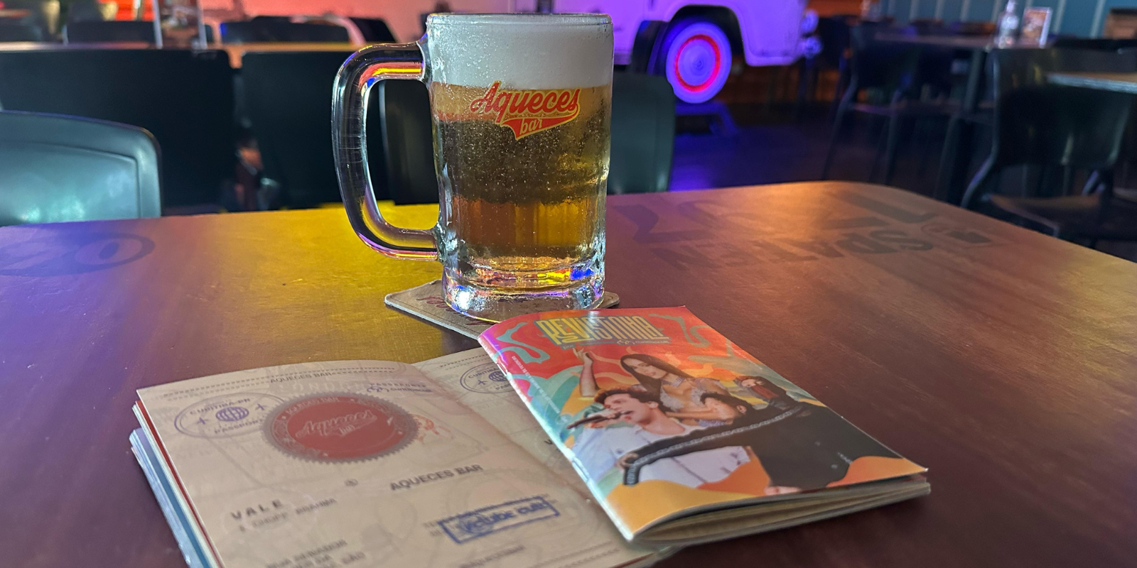 Chopp Brahma do Aqueces Bar. Foto: Ana Lemes/Curitiba Cult.