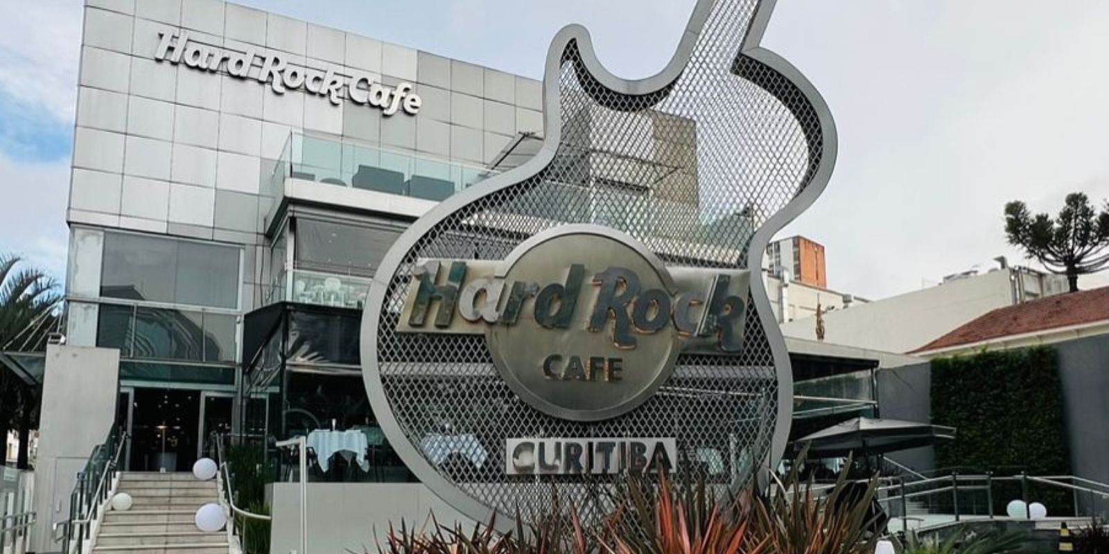 Hard Rock Cafe Curitiba. Foto: Reprodução Instagram.