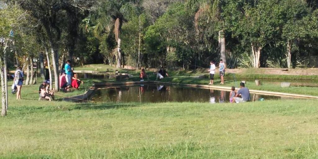 Pesque-pague Bom de Pescar. Foto: Reprodução Facebook.