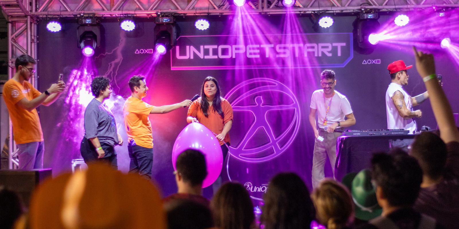 Boas-vindas aos calouros UniOpet evento 2025. Foto: Centro Universitário UniOpet.