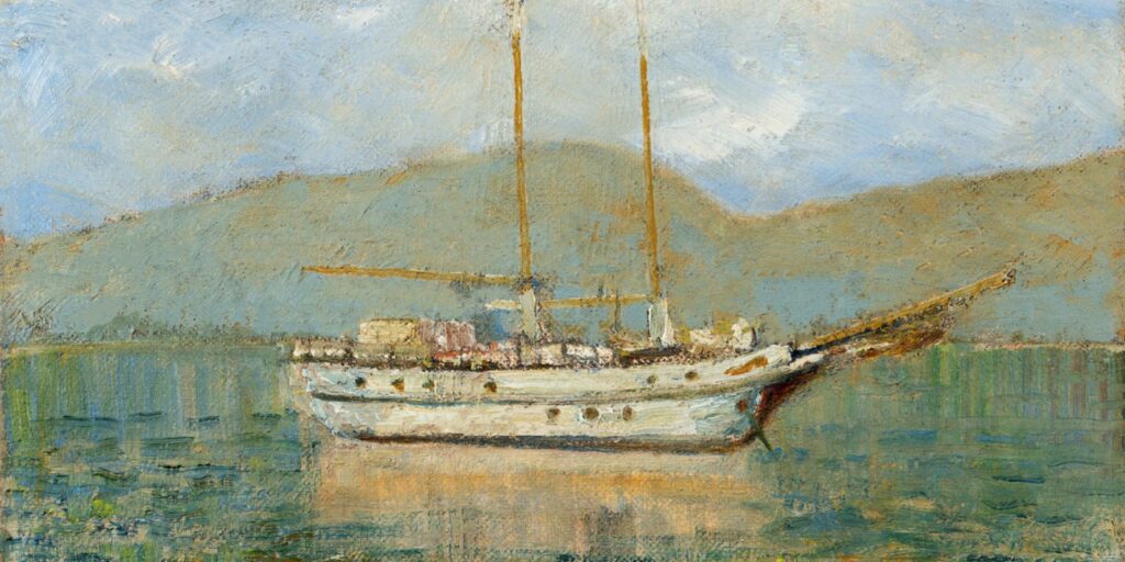 Detalhe da obra Navio de Miguel Bakun. Foto: Cadi Busatto.