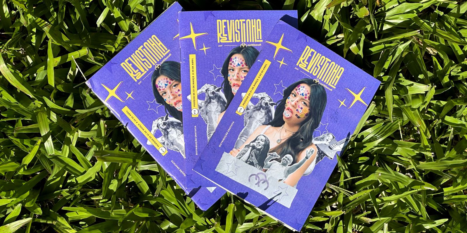 Revistinha de março/abril de 2025. Foto: Fernanda Sargaço/Curitiba Cult.