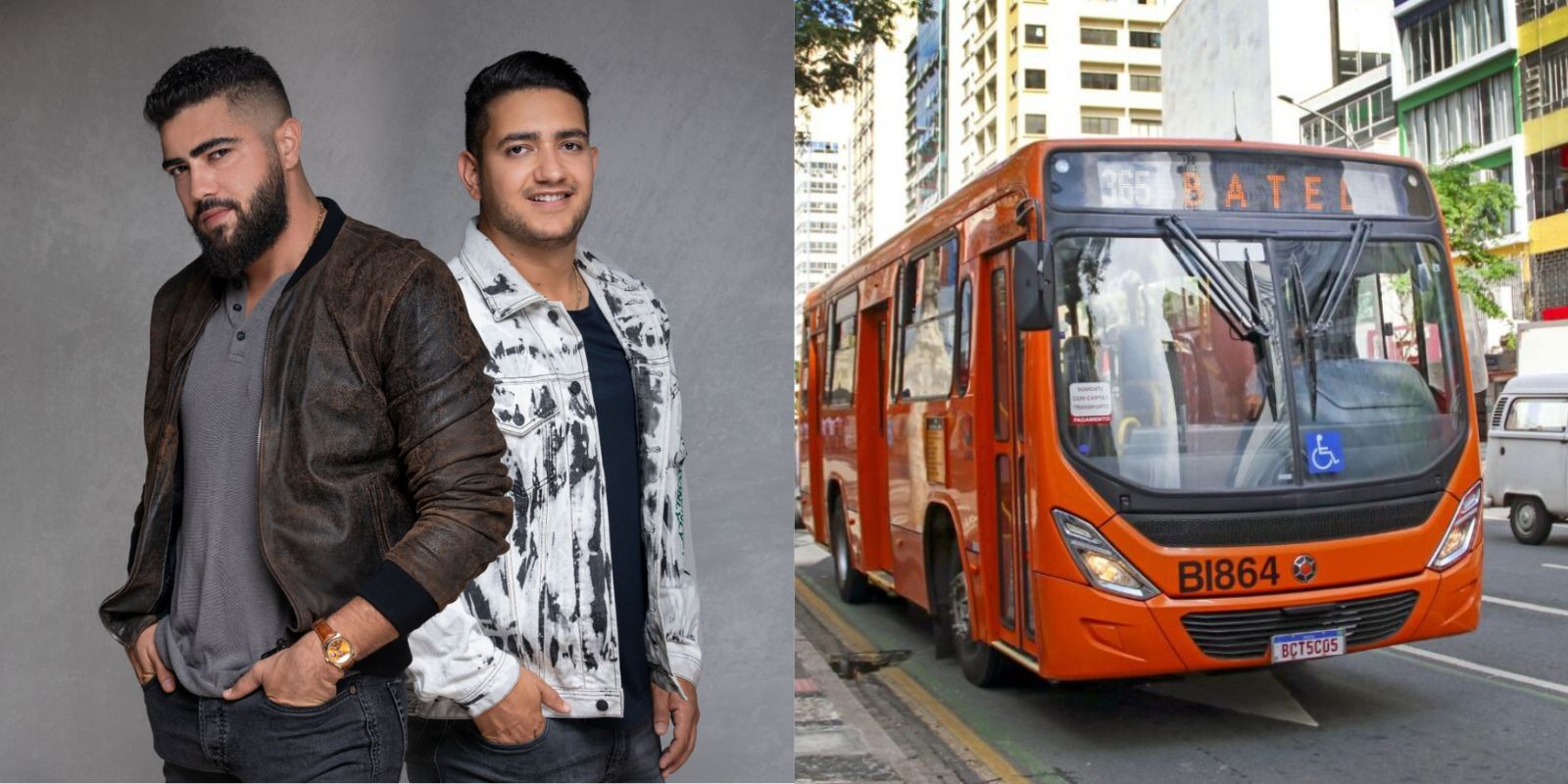 Show de Henrique e Juliano terá ônibus gratuito na volta. Foto: Flaney Gonzallez/divulgação e Lucilia Guimarães/SMCS.