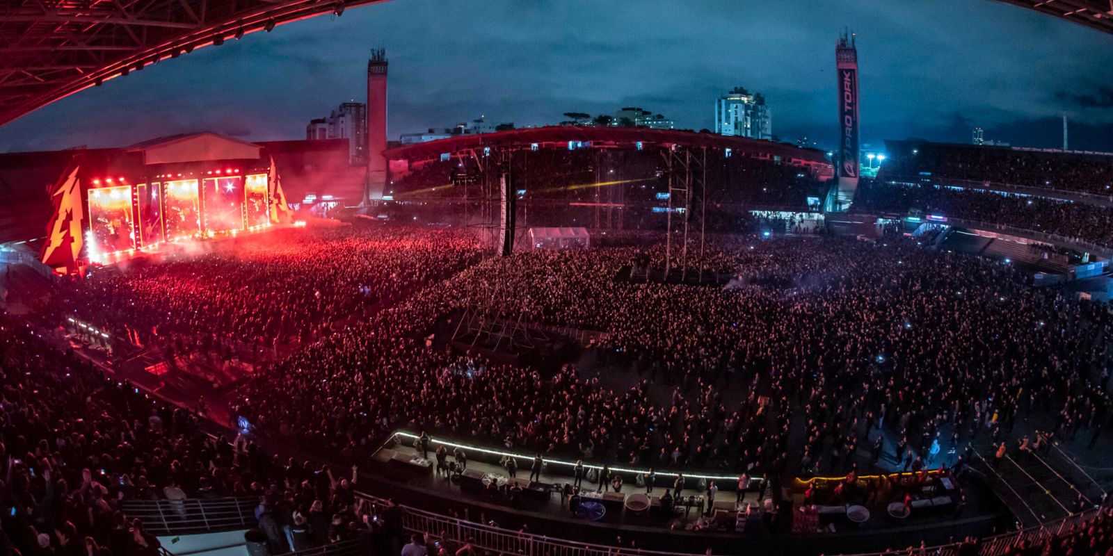 Show do Metallica em Curitiba. Foto: Daniel Castellano/SMCS.