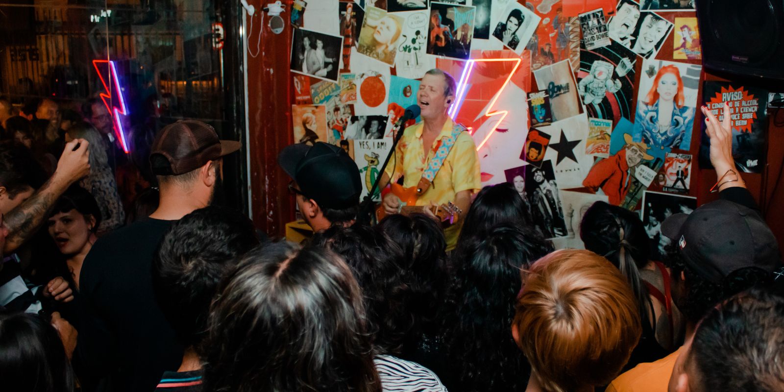 Wander Wildner no The Bowie. Foto: Divulgação.