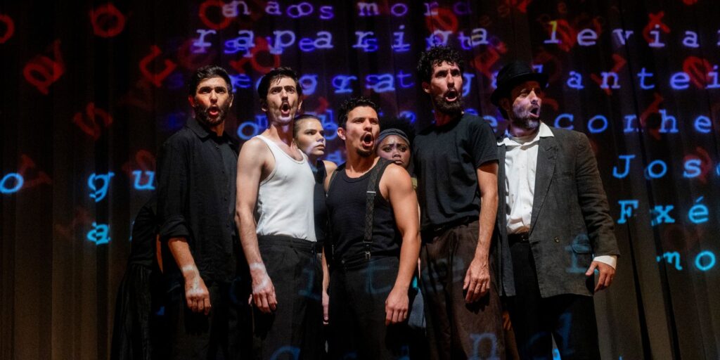 Daqui Ninguém Sai um dos espetáculos em cartaz no Teatro Guaíra. Foto: Annelize Tozetto.