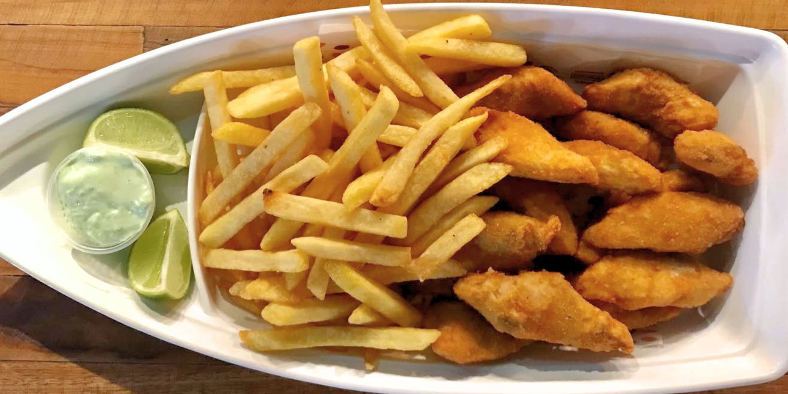 Fish and Chips do Peixe in Box. Foto: reprodução Instagram.