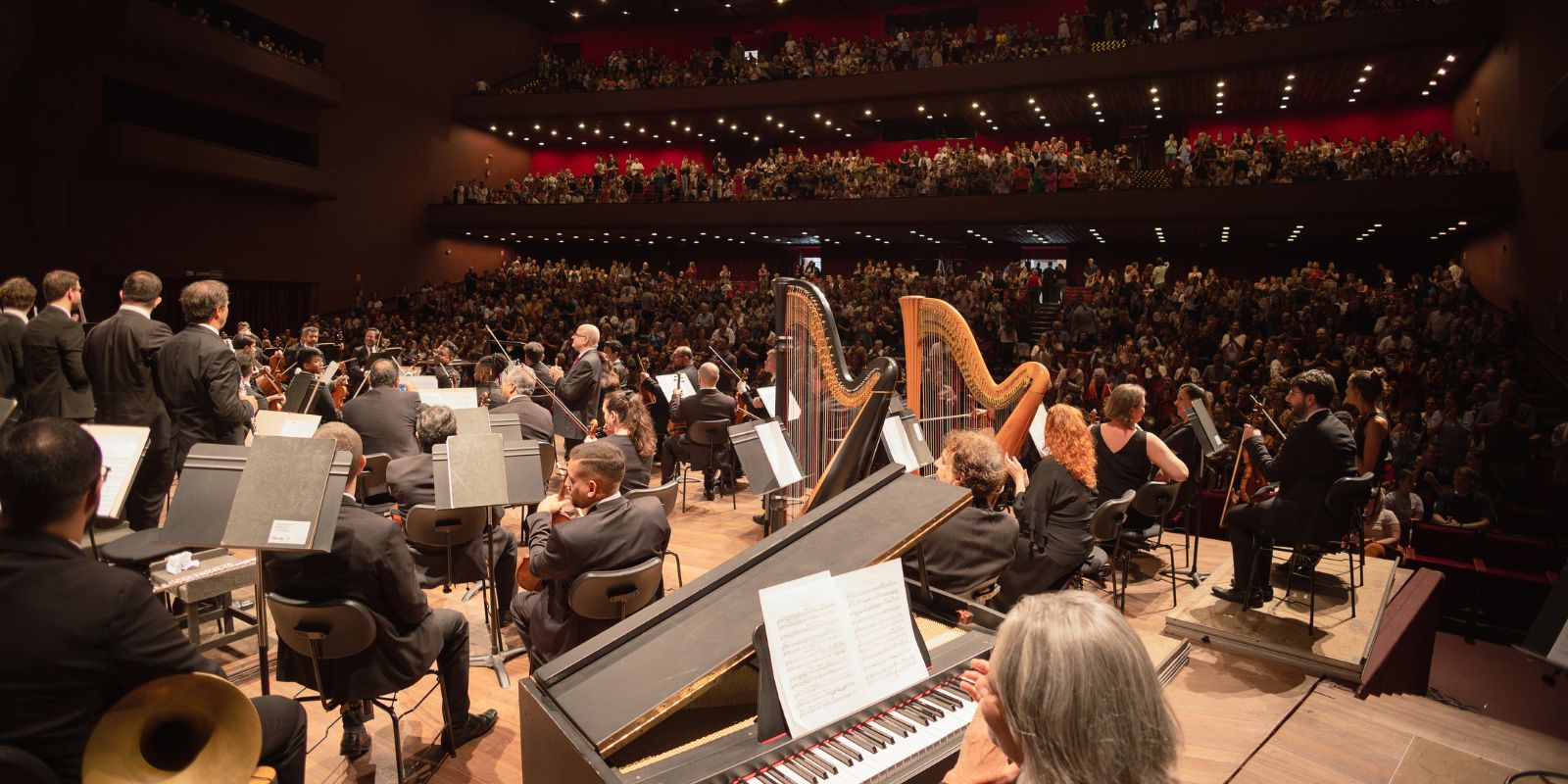 Orquestra Sinfônica do Paraná leva espetáculos para o Teatro Guaíra. Foto: Acervo CCTG.
