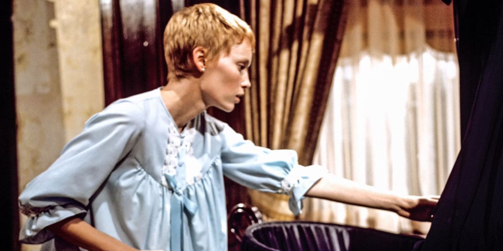 Cena de "O Bebê de Rosemary"(1968). Foto: Reprodução/Paramount Pictures.