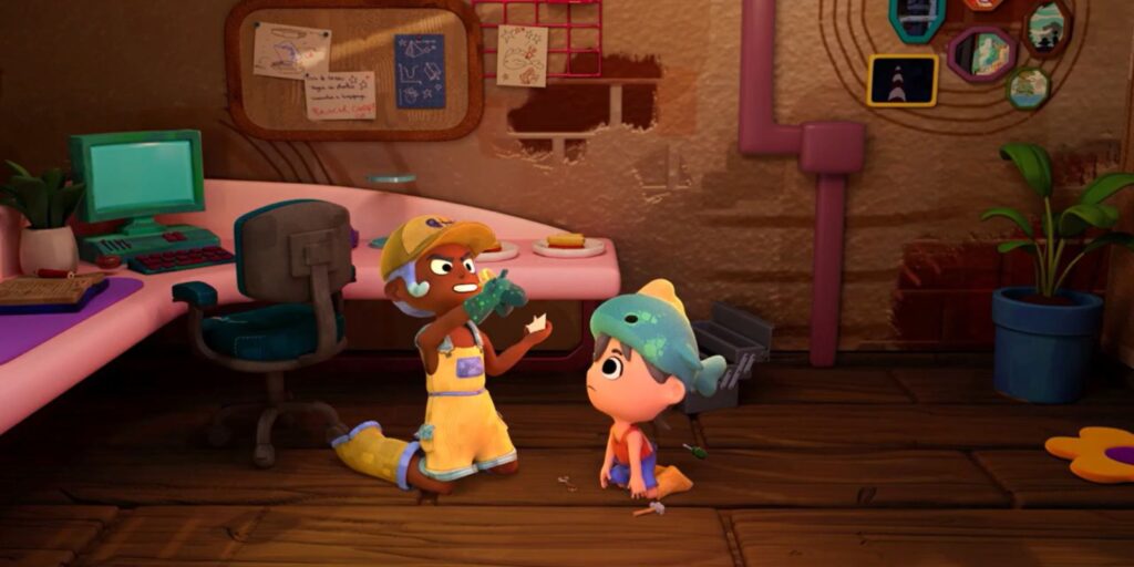 Curta 'A Lenda de Zemu' na Mostra Pequenos Olhares para crianças do Olhar de Cinema. Imagem: Reprodução.