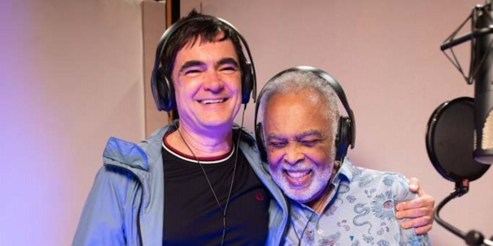 Gilberto Gil e Samuel Rosa lançam clipe de Vamos Fugir. Foto: Ricardo Brunini.