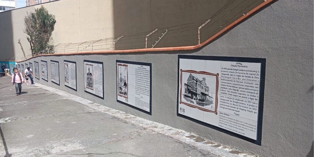 Paineis da Memória da Cidade. Foto: Divulgação.