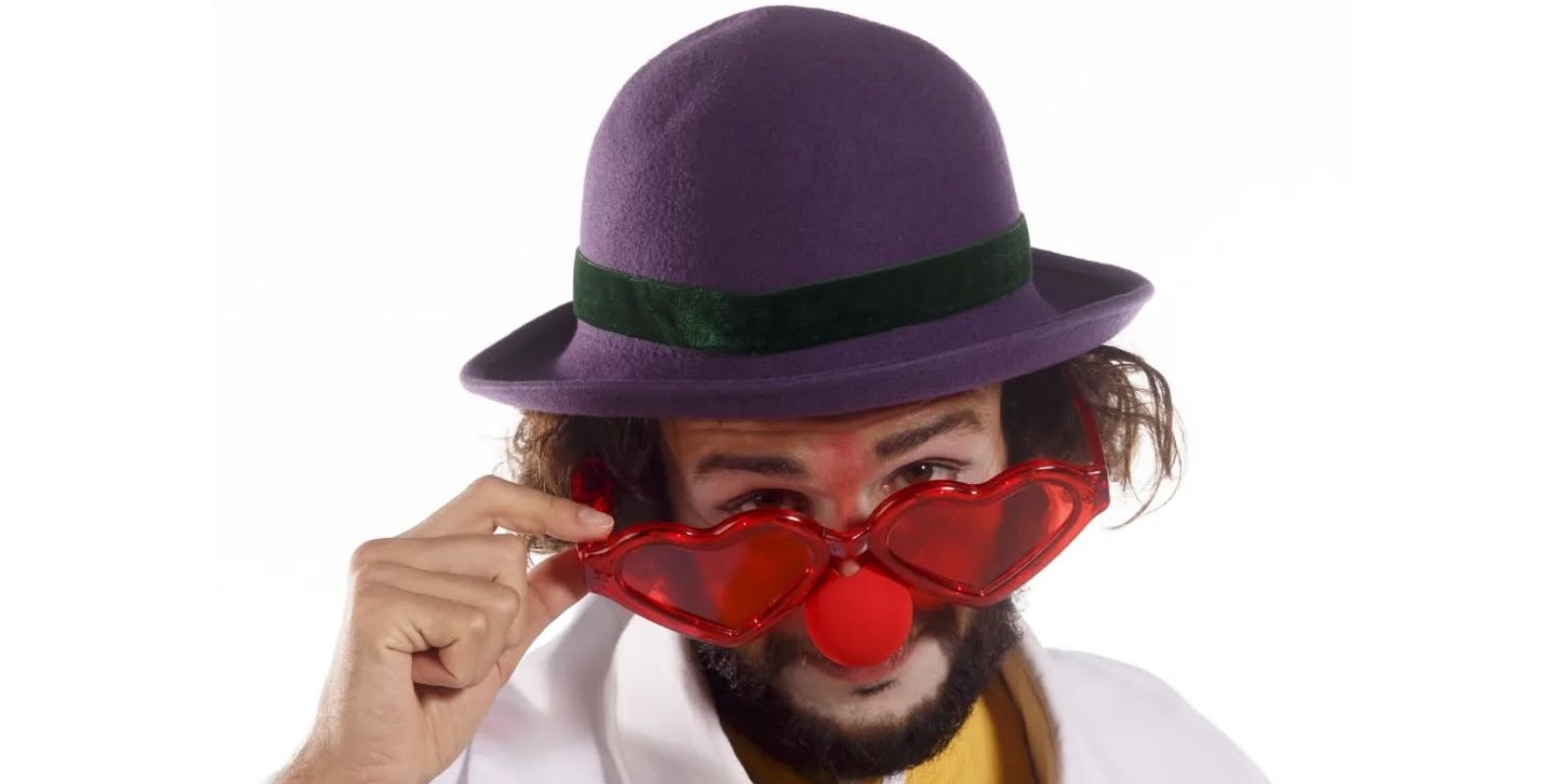 Palhaço Bonito da peça Bicho Solto. Foto: Reprodução Instagram.