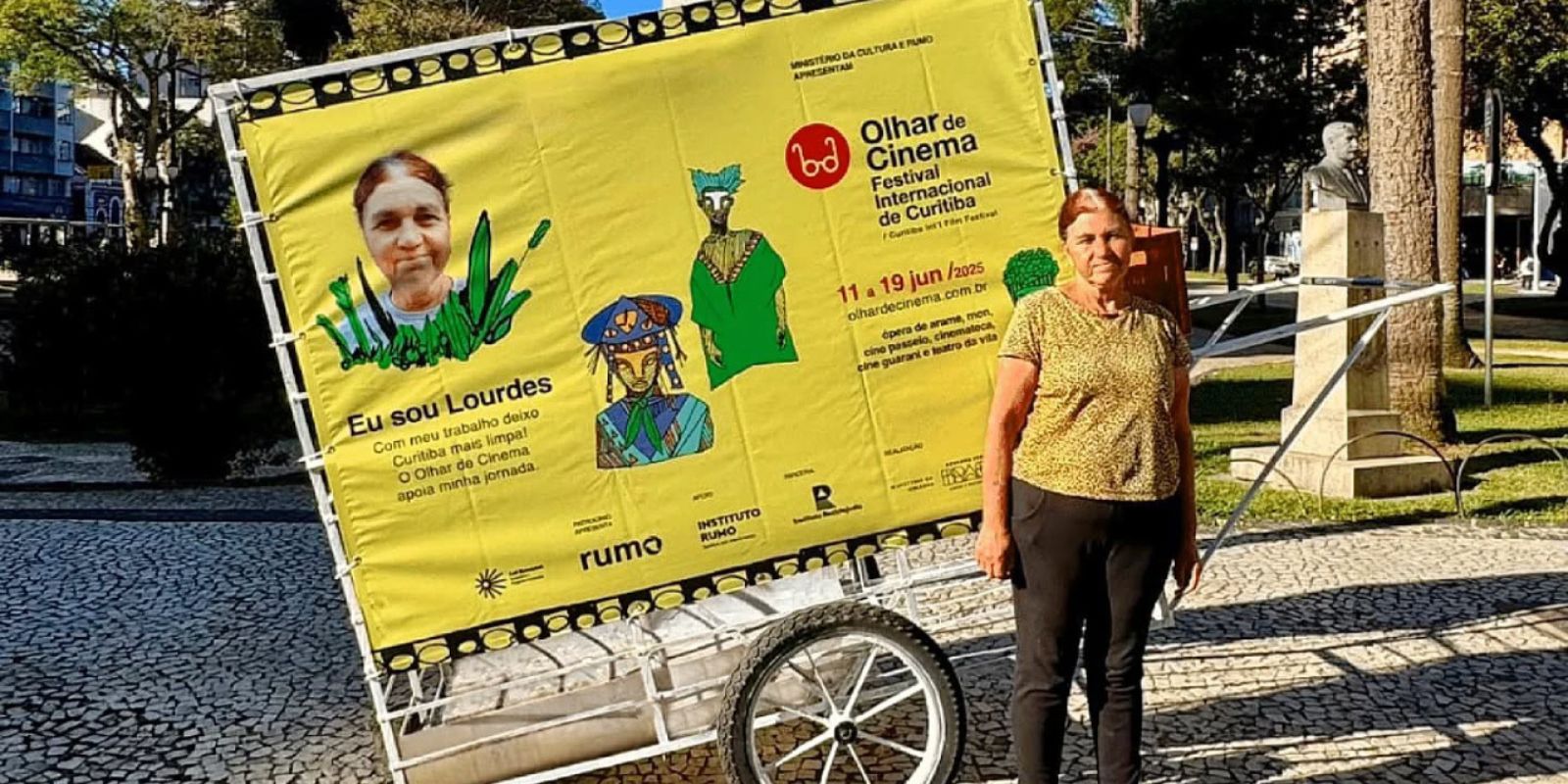 Parceria do Olhar de Cinema com o Instituto Reciclajuda. Foto: Reprodução.