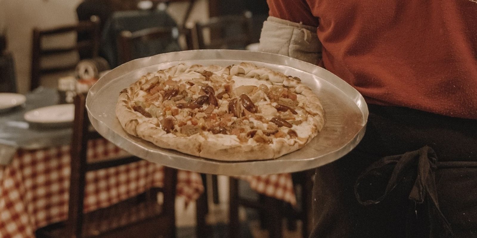 Pizza de Pinhão. Foto: reprodução Facebook Mercearia Anos 30.