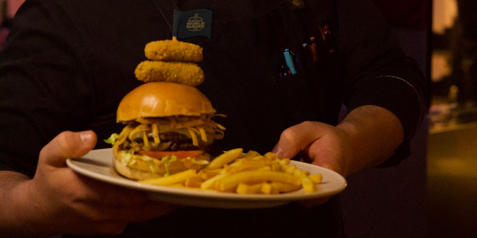 Whiskey Burger do Hard Rock Cafe Curitiba. Foto: divulgação.