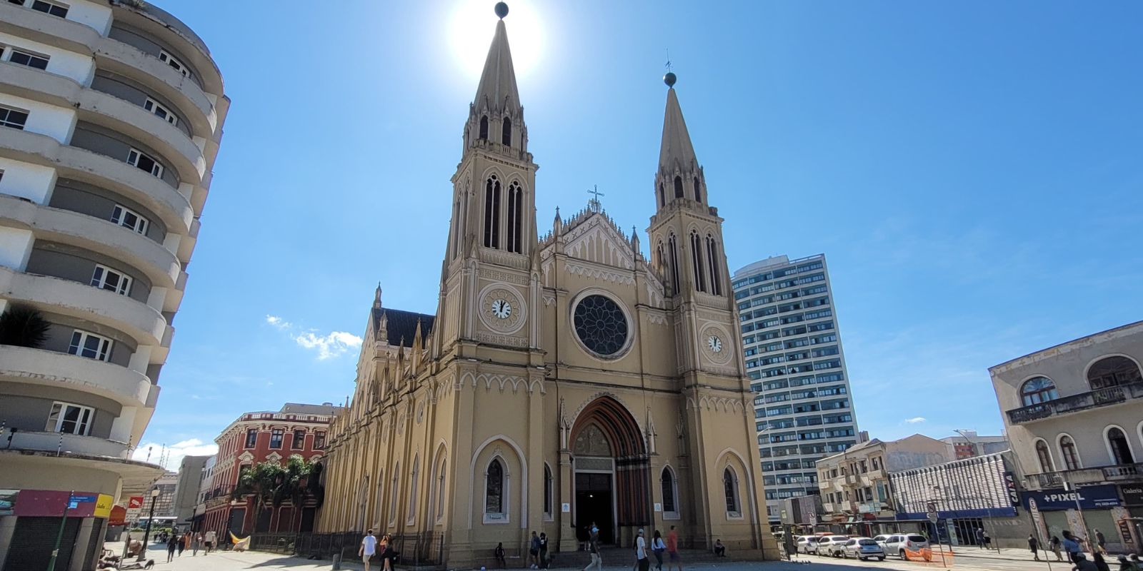 Catedral Basílica de Curitiba uma das igrejas da capital paranaense. Foto: Brunow Camman/Curitiba Cult.