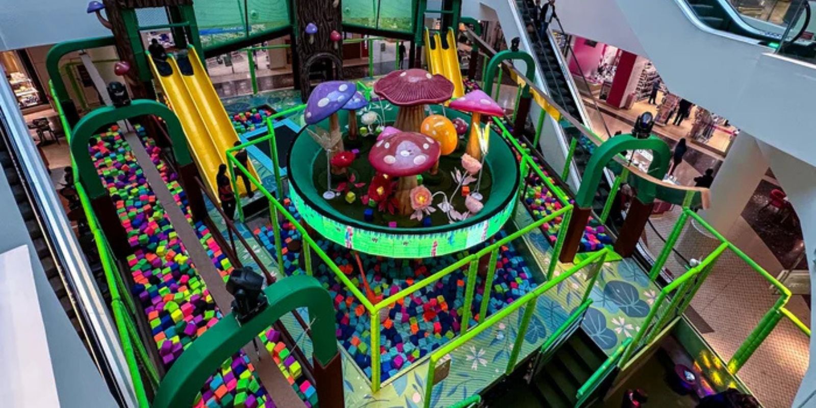 Floresta Encantada do Shopping Palladium. Foto: Juliana Kaplum.