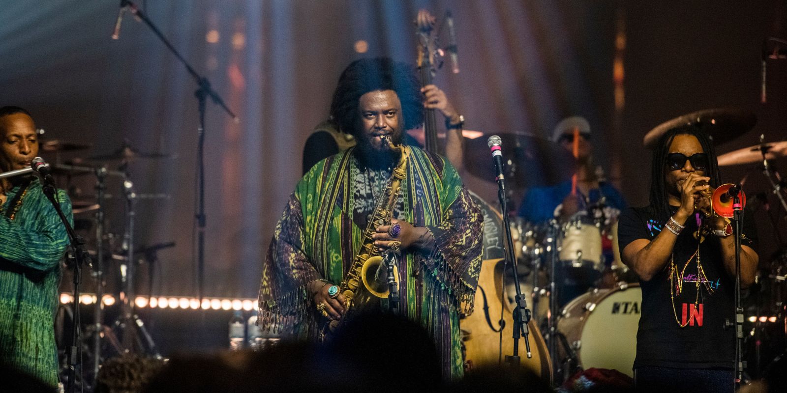 Kamasi Washington uma das atrações do Circuito Primavera em Curitiba. Foto: Vinicius Grosbelli.
