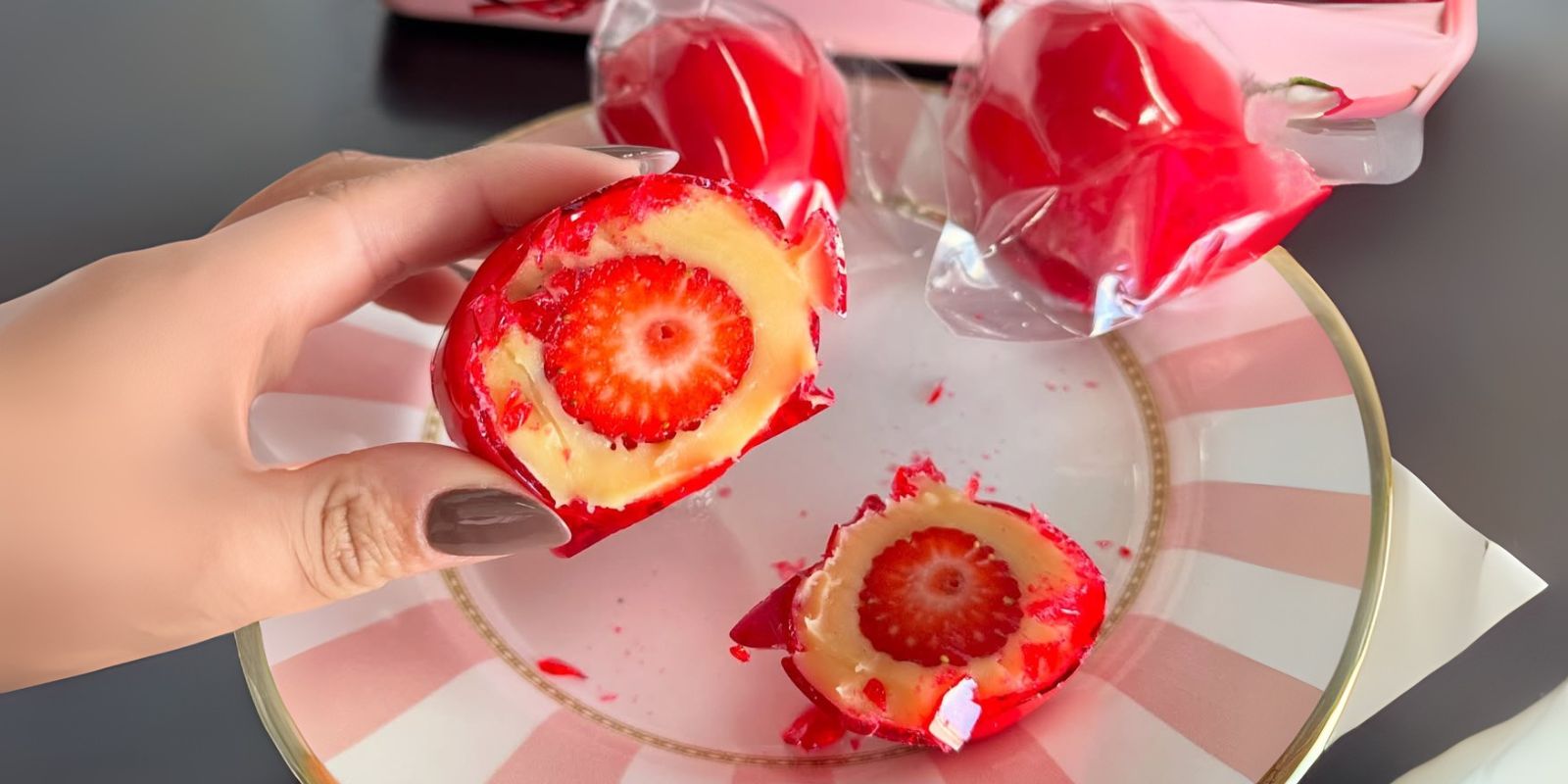 Morango do Amor da Gran Bonbon Doceria. Foto: reprodução Instagram.