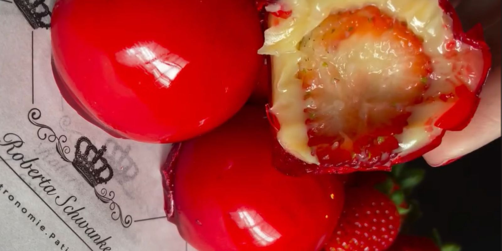 Morango do Amor da Roberta Schwanke Gastronomie. Foto: reprodução Instagram.