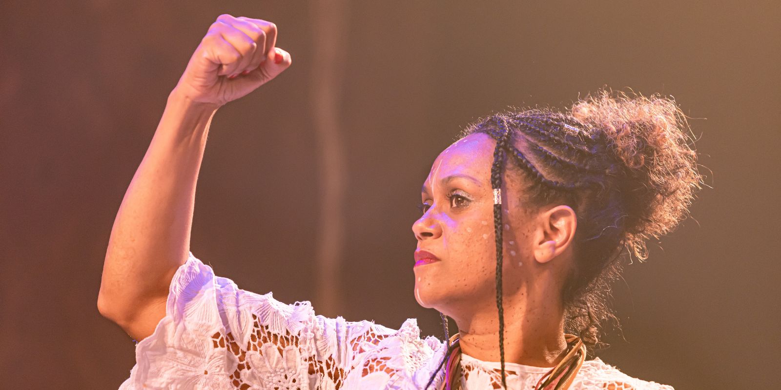 Narrativas negras em Espetáculo Enquanto Contava Chico Rei da Girolê. Foto: Fernando Meira.