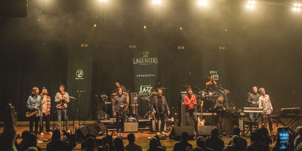 Snarky Puppy já tocou em Curitiba e volta agora para o Circuito Primavera. Foto: Vinicius Grosbelli.