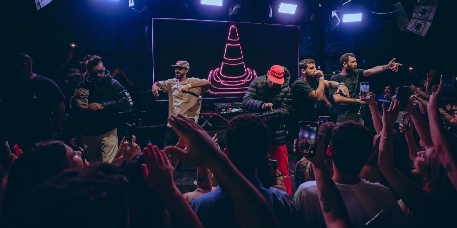 Cone Crew no +55 bar. Foto: divulgação.