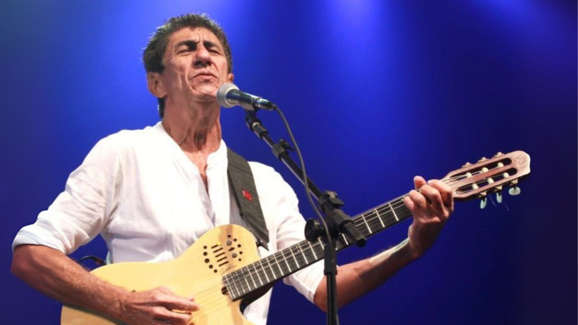 Fagner em Curitiba. Foto: Evaldo Gomes divulgação.