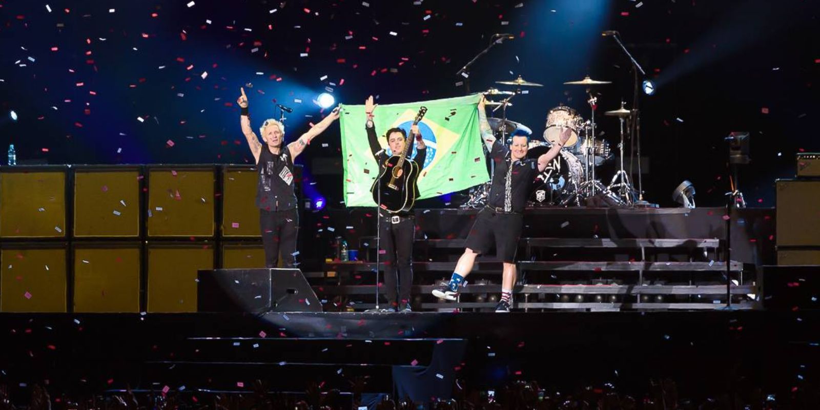 Green Day em Curitiba 2017. Foto: reprodução MCA Concerts.